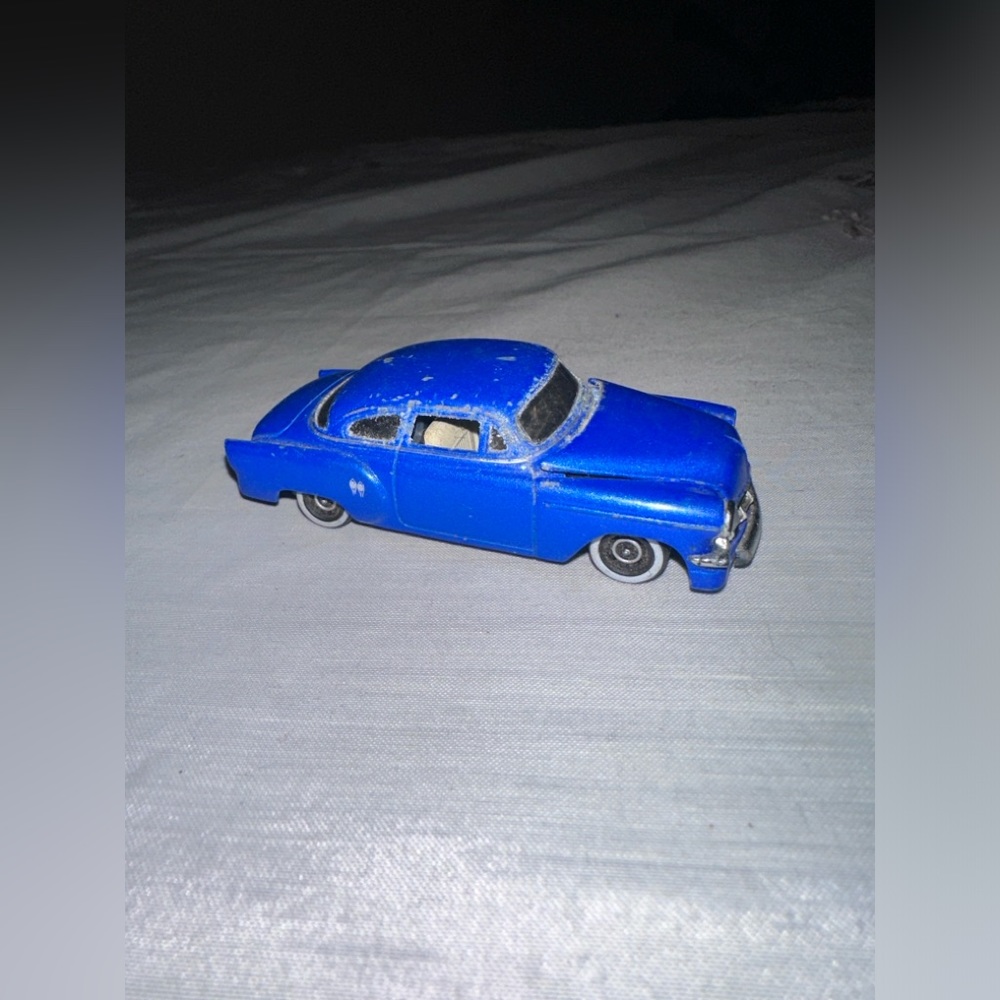 Muscle Machines Jesse James West Coast Choppers Satin Blue Chevy Coupe 1:64 Used